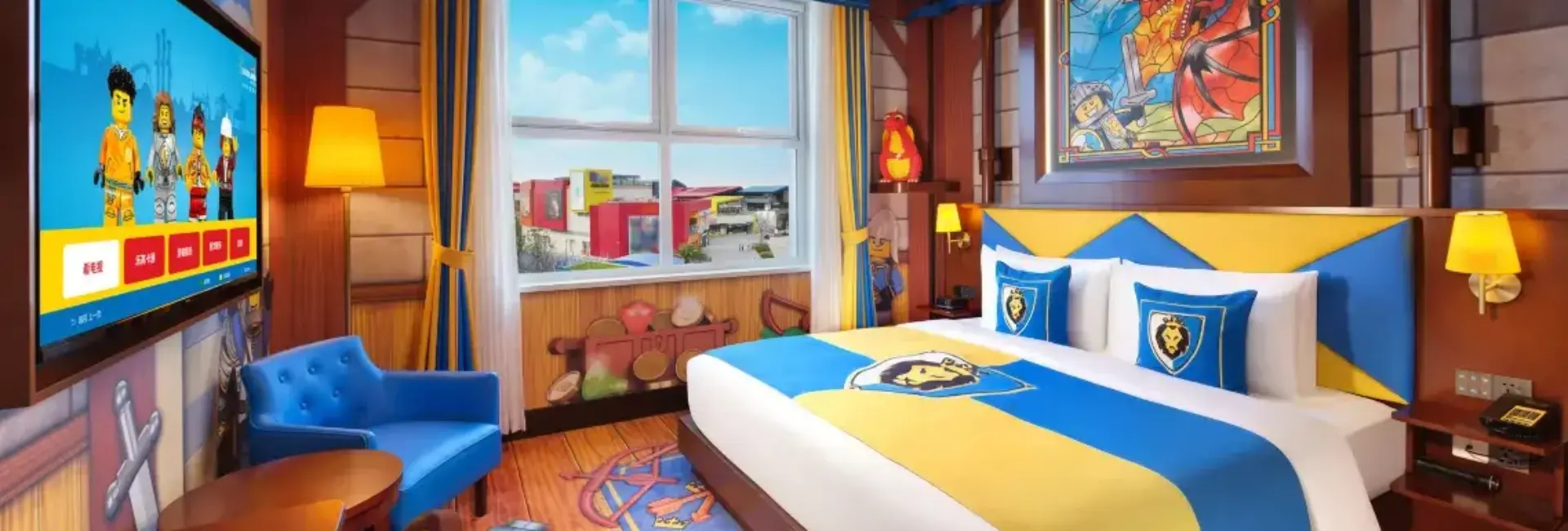 乐高®城堡标准家庭房